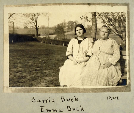 Carrie and Emma Buck Photo